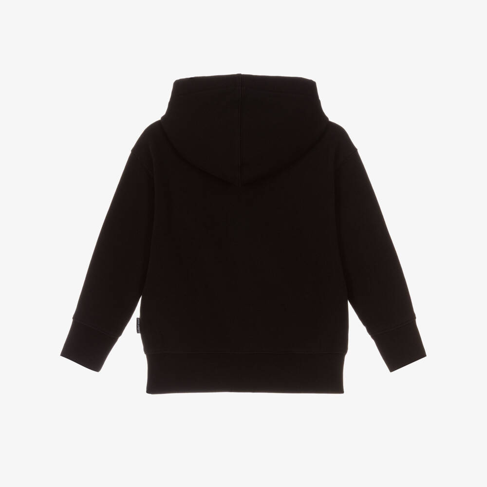 Palm Angels-Boys Black Logo-Print Hoodie | Childrensalon Outlet