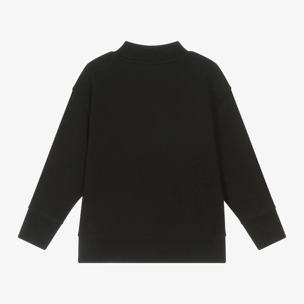 بالم أنجلز-سويتشيرت قطن لون أسود للأولاد | Childrensalon Outlet