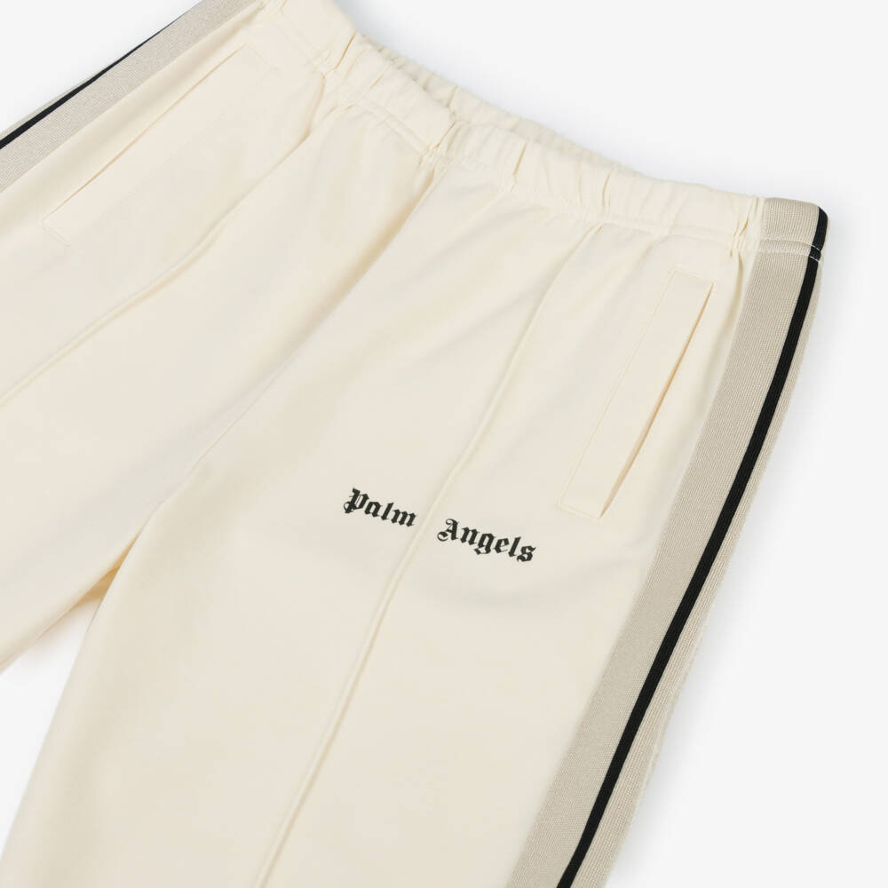 Palm Angels-Girls Creamy Wide-Leg Lounge Pants | Childrensalon Outlet