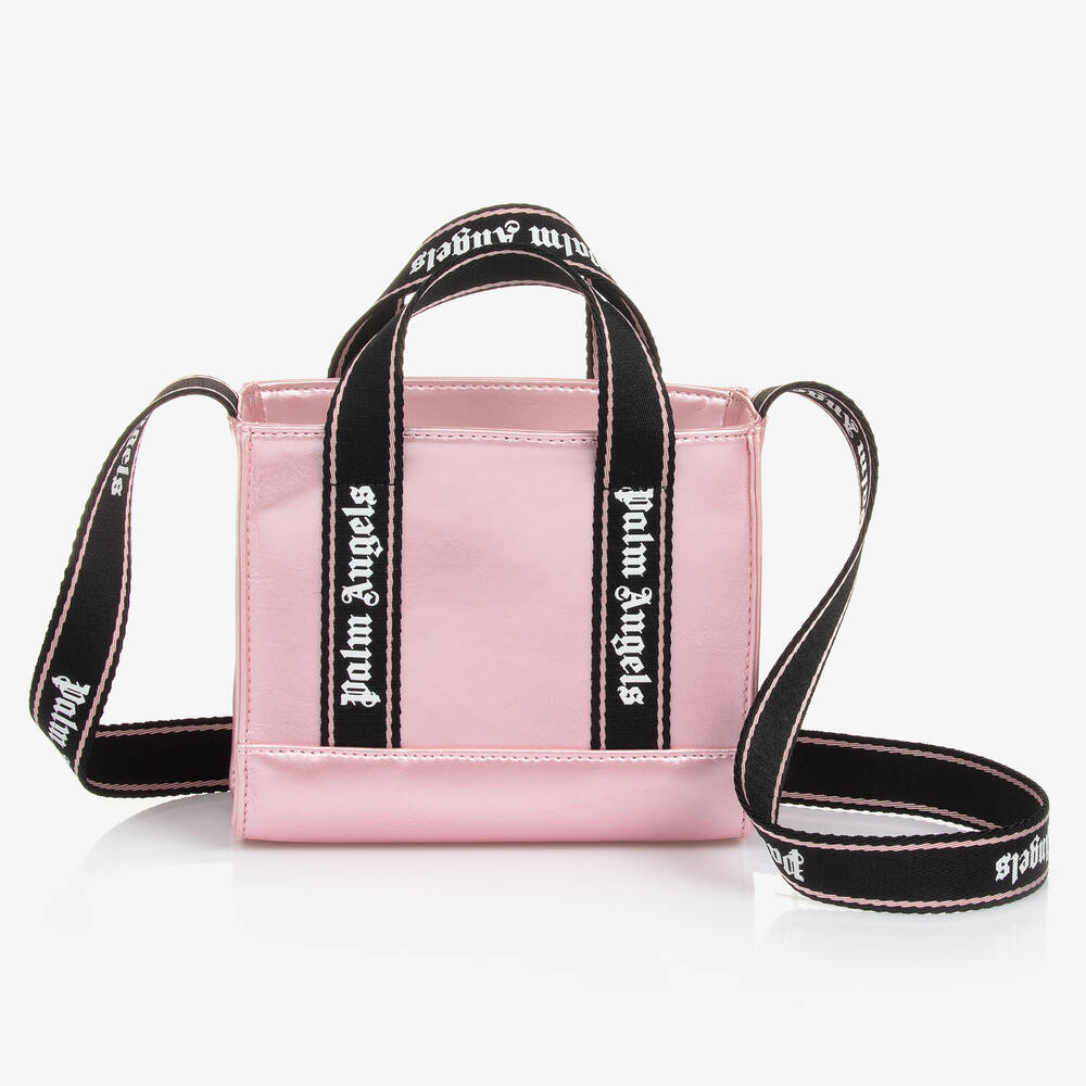 Palm Angels-Сумка через плечо цвета розовый металлик для девочек (16см) | Childrensalon Outlet