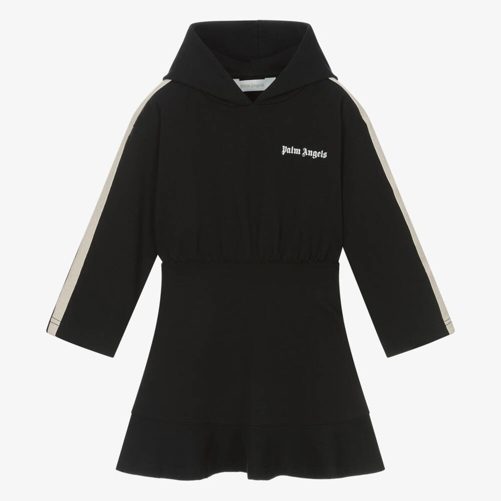 Palm Angels-Girls Milano Knit Hooded Dress | Childrensalon Outlet