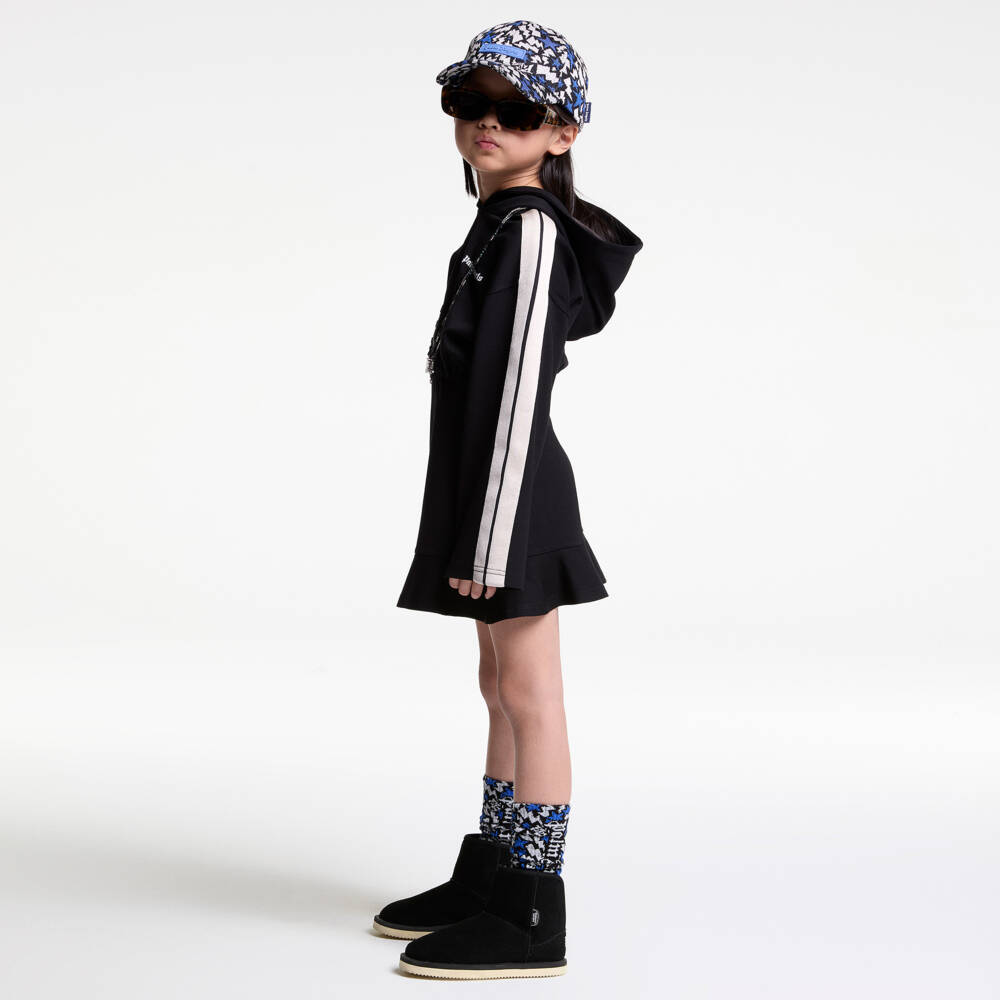 بالم أنجلز-فستان بهودي جيرسي ميلانو لون أسود | Childrensalon Outlet