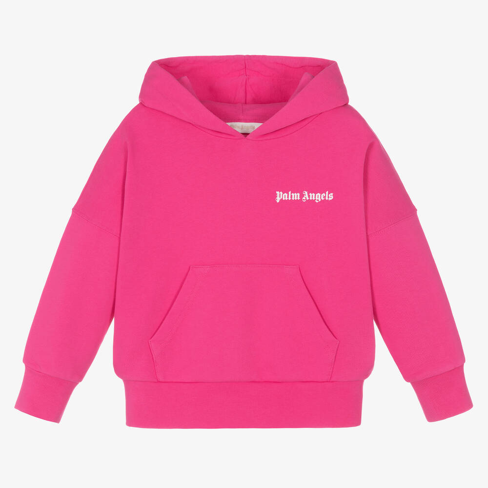 Palm angels crop top hoodie outlet