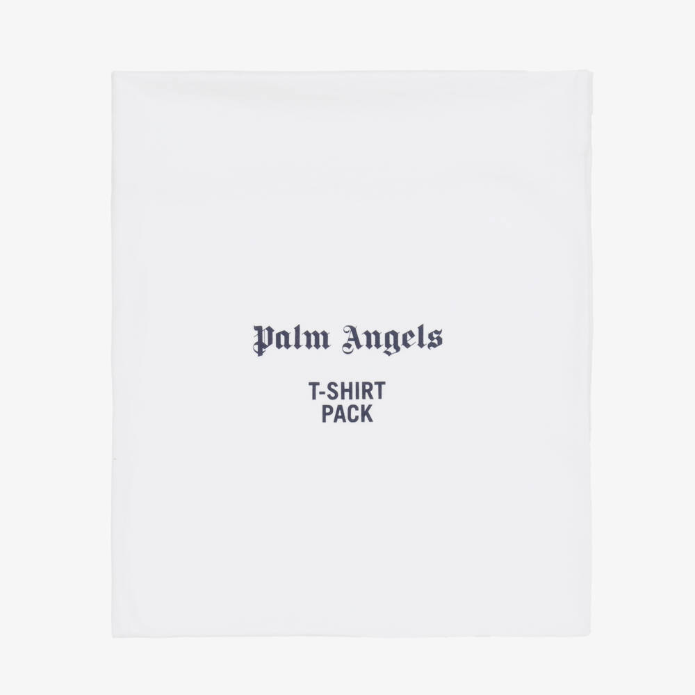 Palm Angels-Тройка хлопковых футболок для девочек | Childrensalon Outlet