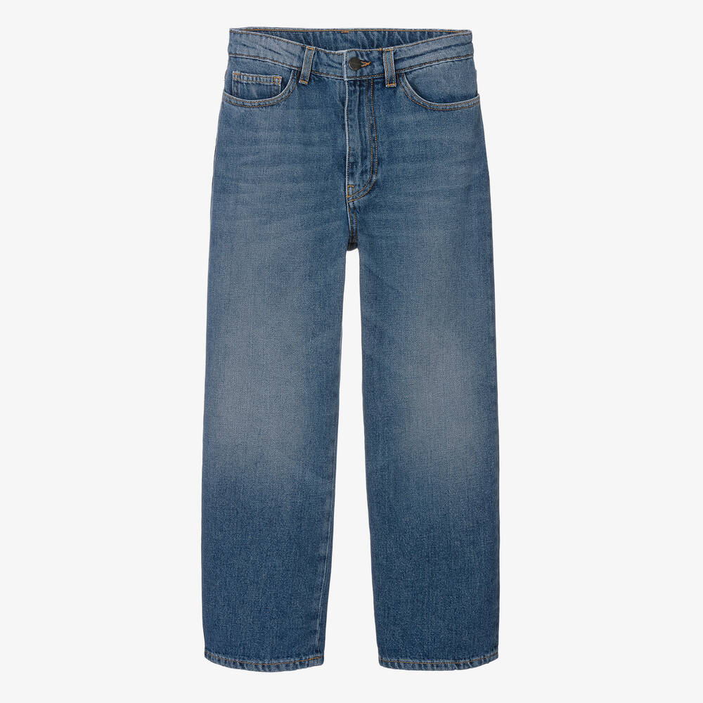 Palm Angels - Blaue Teen Jeans mit geradem Bein | Childrensalon