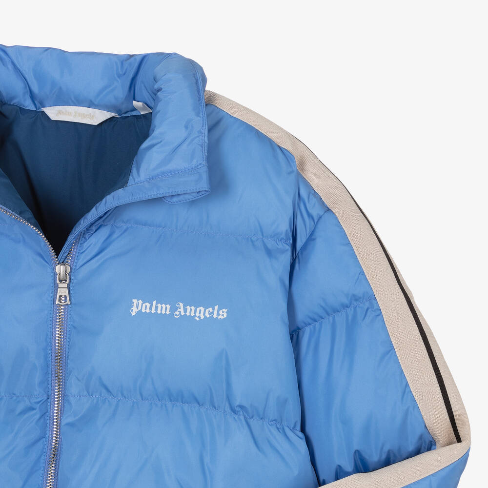 Palm Angels-Голубой пуховик для мальчиков-подростков | Childrensalon Outlet