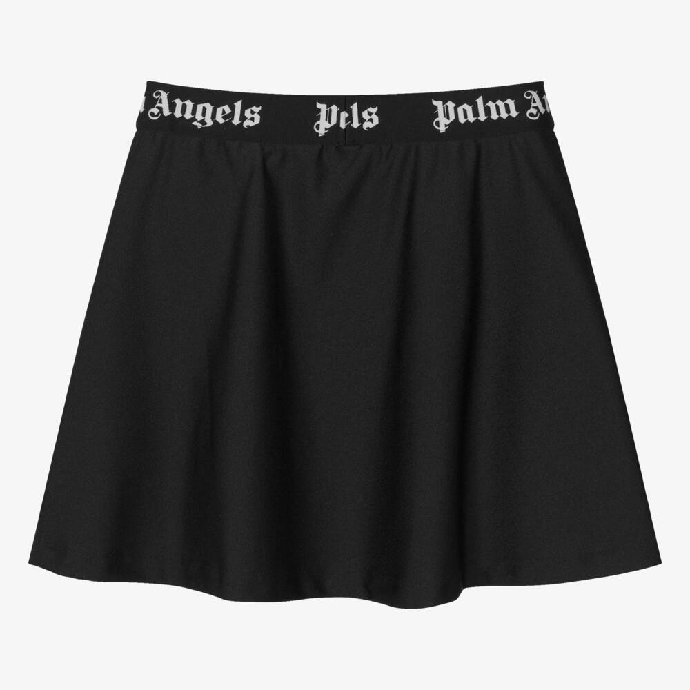 Palm Angels-Черная мини-юбка для девочек-подростков | Childrensalon Outlet