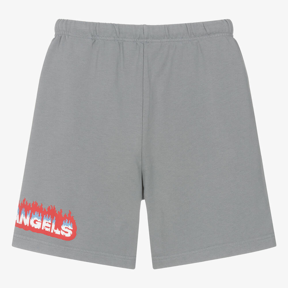 بالم أنجلز-شورت قطن عضوي لون رمادي | Childrensalon Outlet