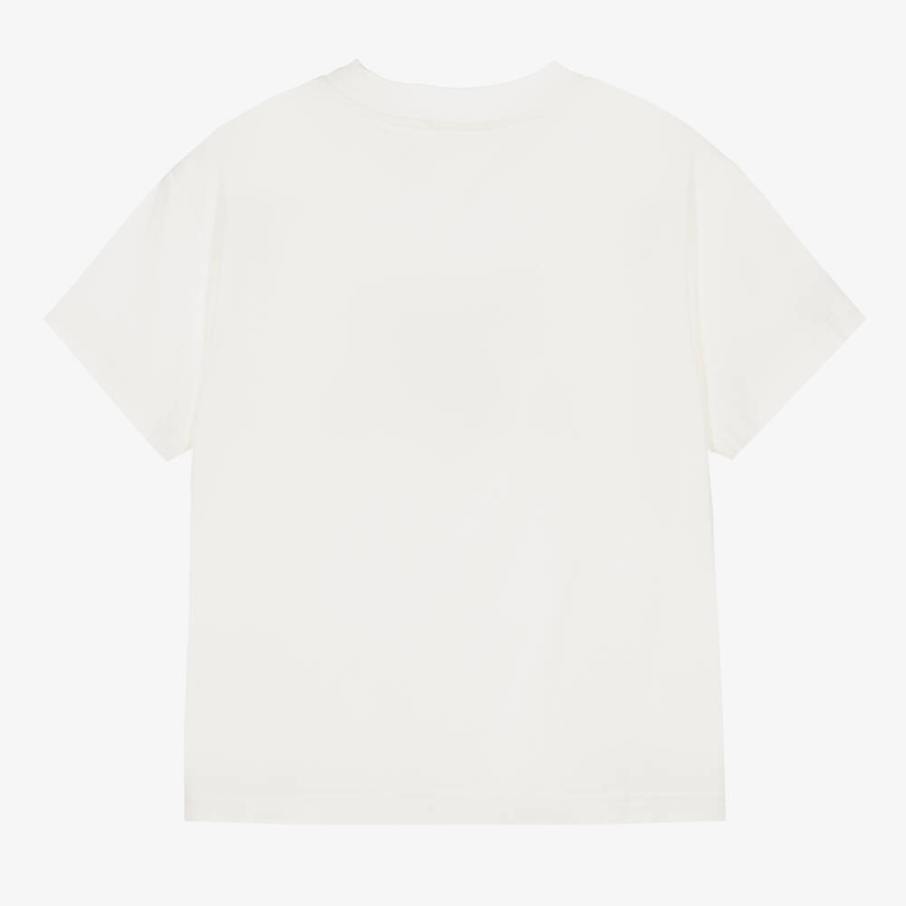 بالم أنجلز-تيشيرت قطن عضوي لون عاجي | Childrensalon Outlet