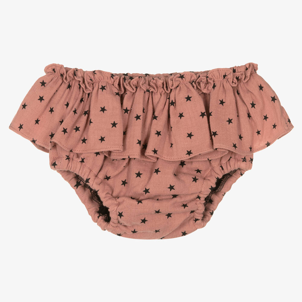 Paloma de la O - Rosa Sterne-Unterhose (Baby M) | Childrensalon