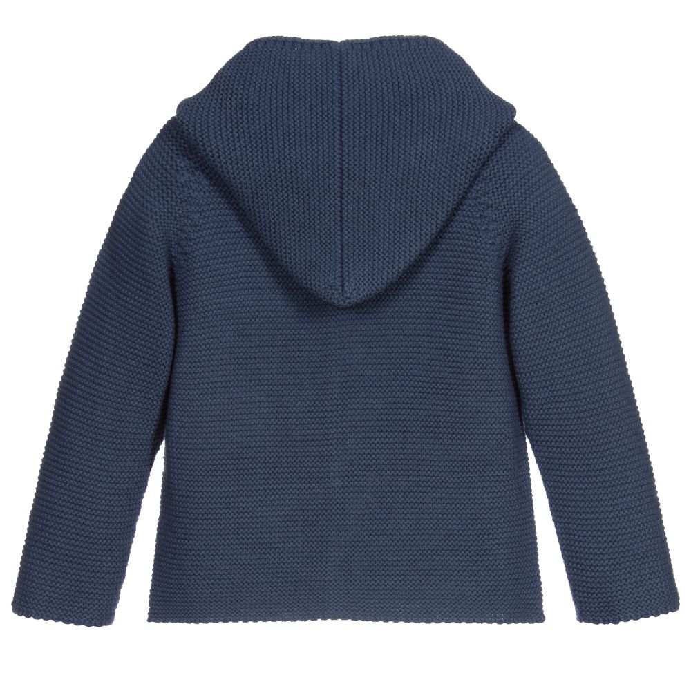 Paloma de la O-Blue Knitted Jacket | Childrensalon Outlet