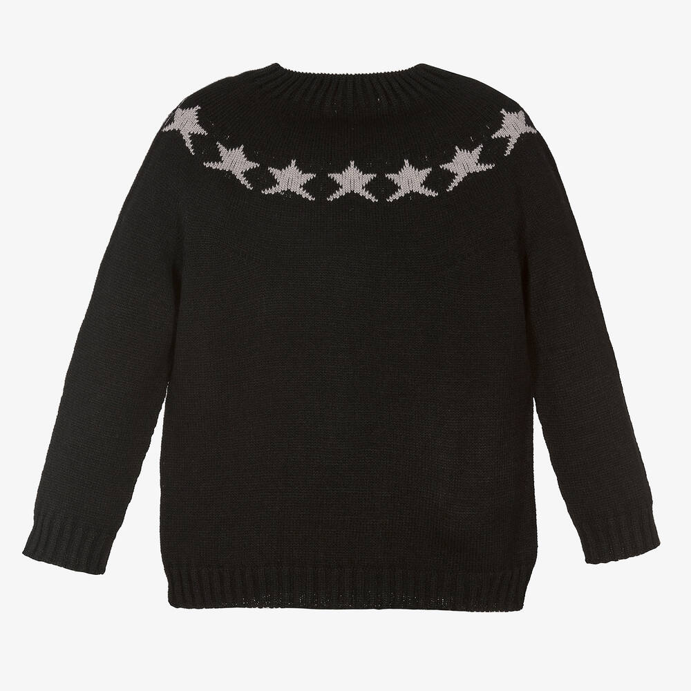 Paloma de la O-Boys Black Stars Sweater | Childrensalon Outlet