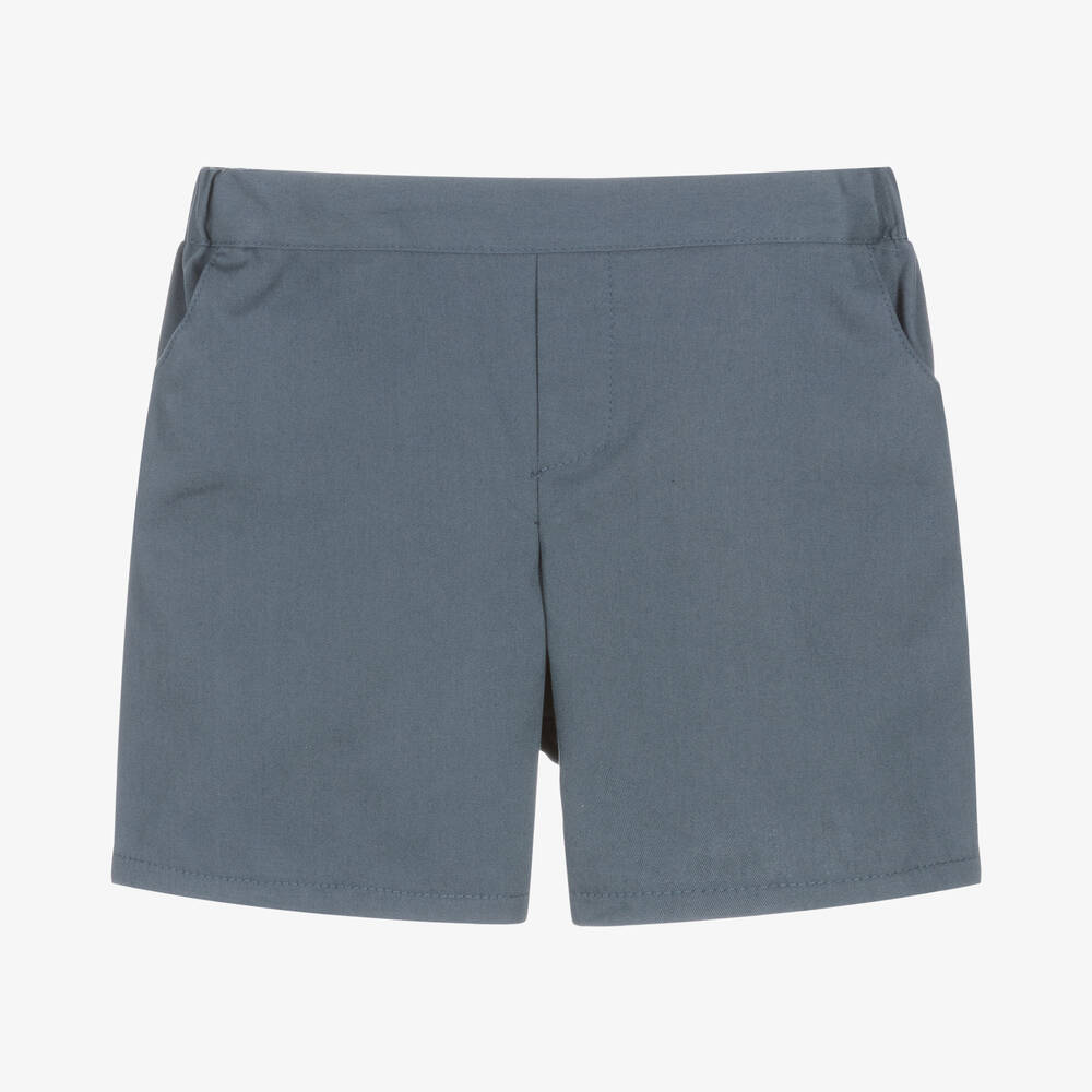 Paloma de la O - Boys Blue Cotton Shorts | Childrensalon