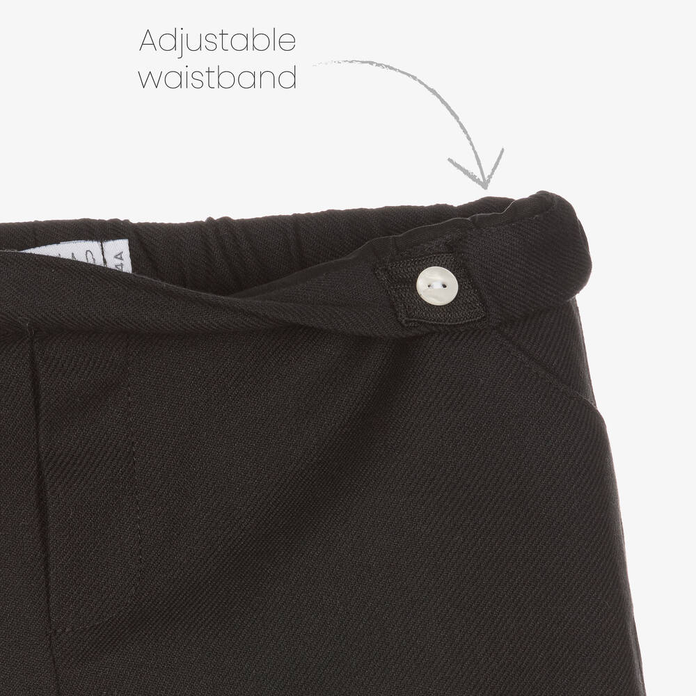 Paloma de la O-Черно-серый комплект с шортами из хлопка | Childrensalon Outlet