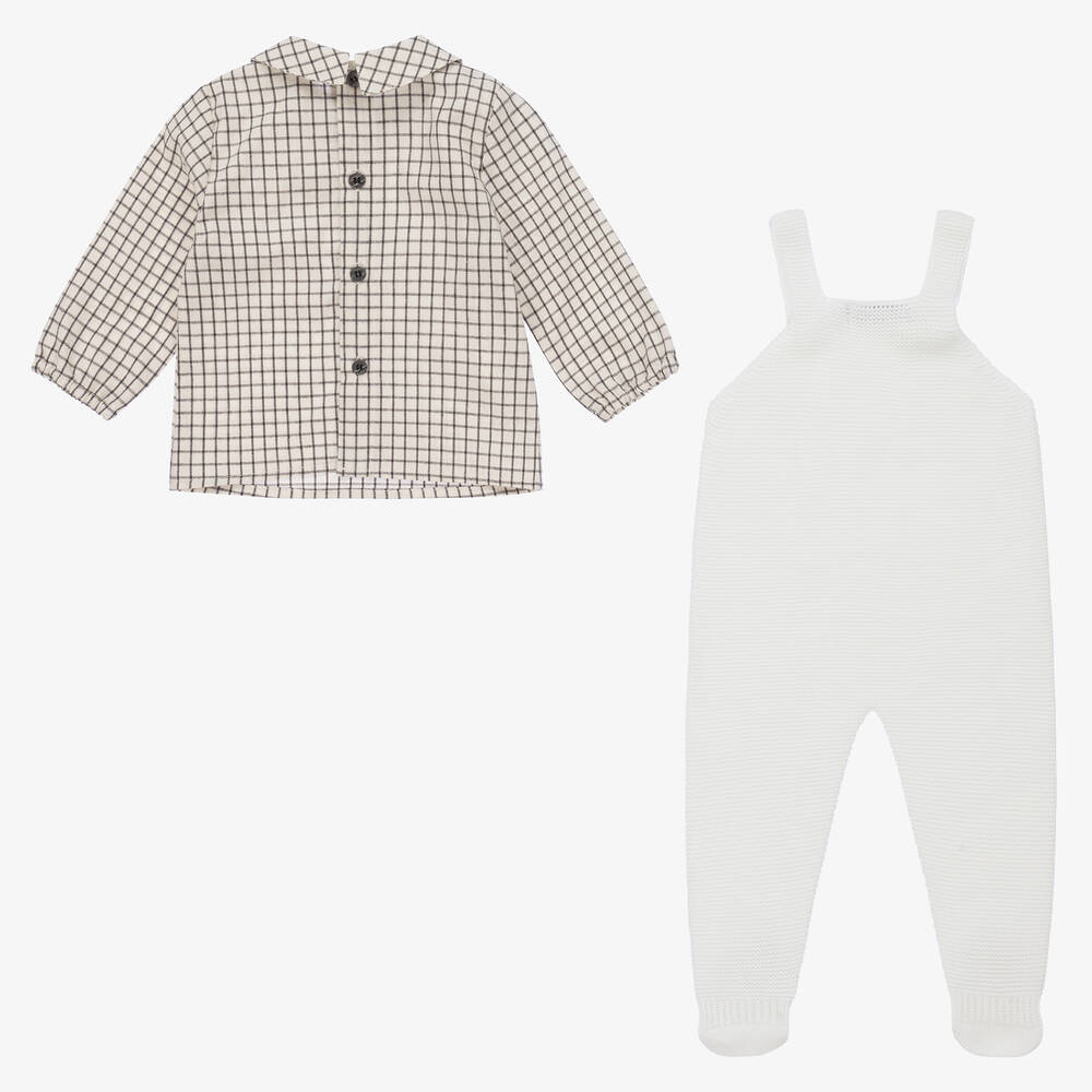 Paloma de la O-طقم بِدلة أوفرول قطن وأكريليك | Childrensalon Outlet