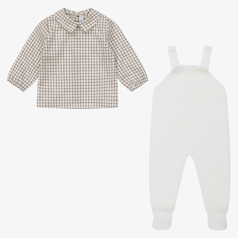 Paloma de la O-طقم بِدلة أوفرول قطن وأكريليك | Childrensalon Outlet