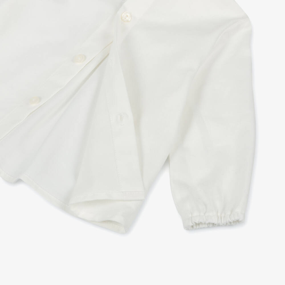 Paloma de la O-Boys Navy Blue Cardigan & Brown Check Shorts Set | Childrensalon Outlet