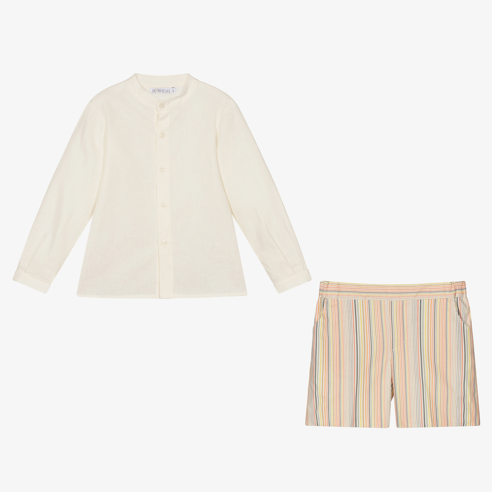 Paloma de la O-Boys Shirt & Shorts Set | Childrensalon Outlet