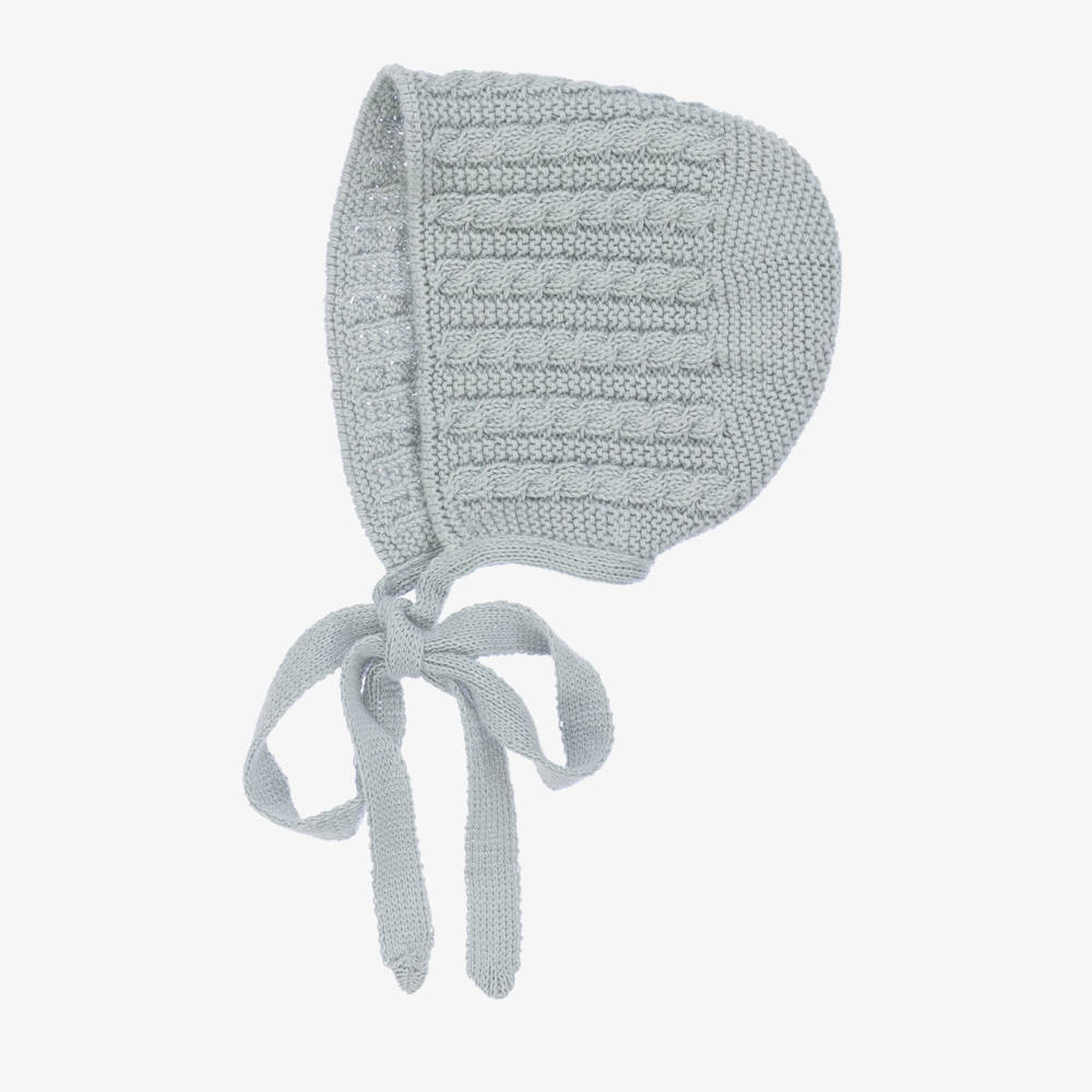 Paloma de la O-Boys Soft Knit Blue Babygrow Ensemble | Childrensalon Outlet