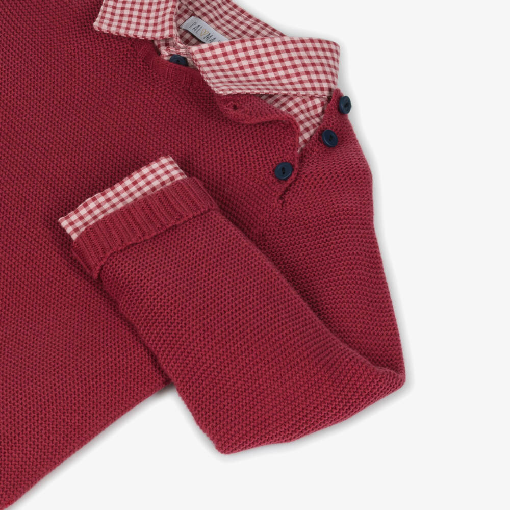 Paloma de la O-Boys Velvet Shorts and Knit Set | Childrensalon Outlet