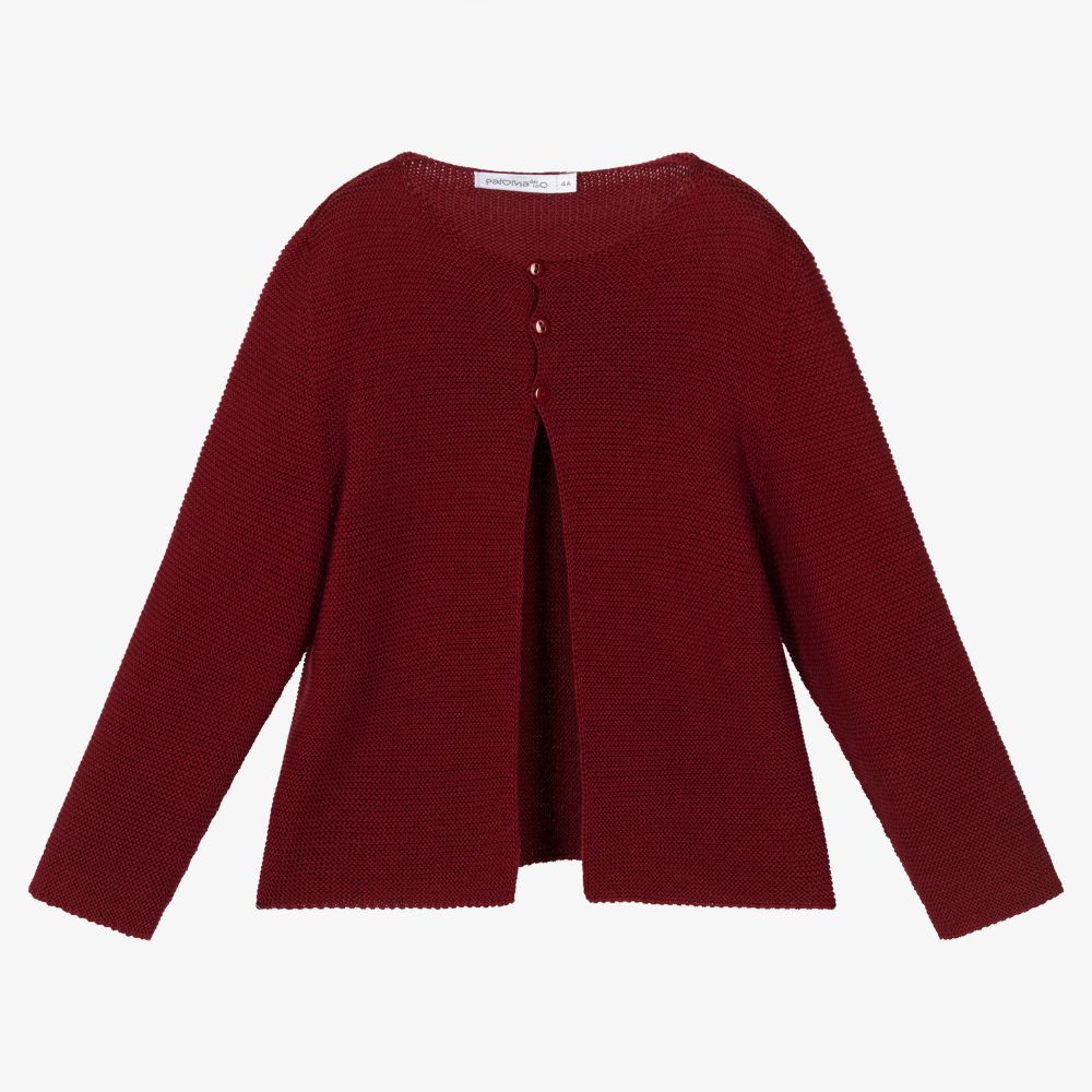 Burgundy sales red cardigan