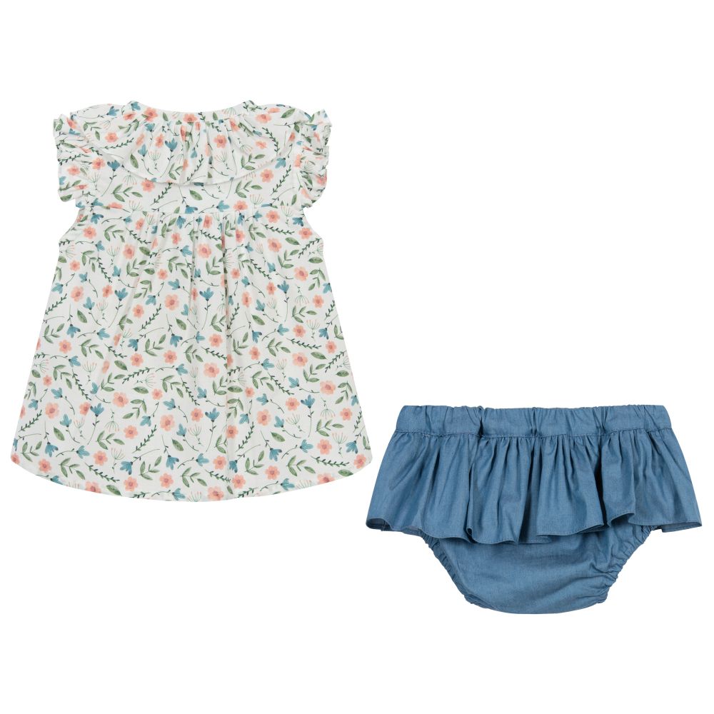 Paloma de la O-Cotton Blouse & Shorts Set | Childrensalon Outlet