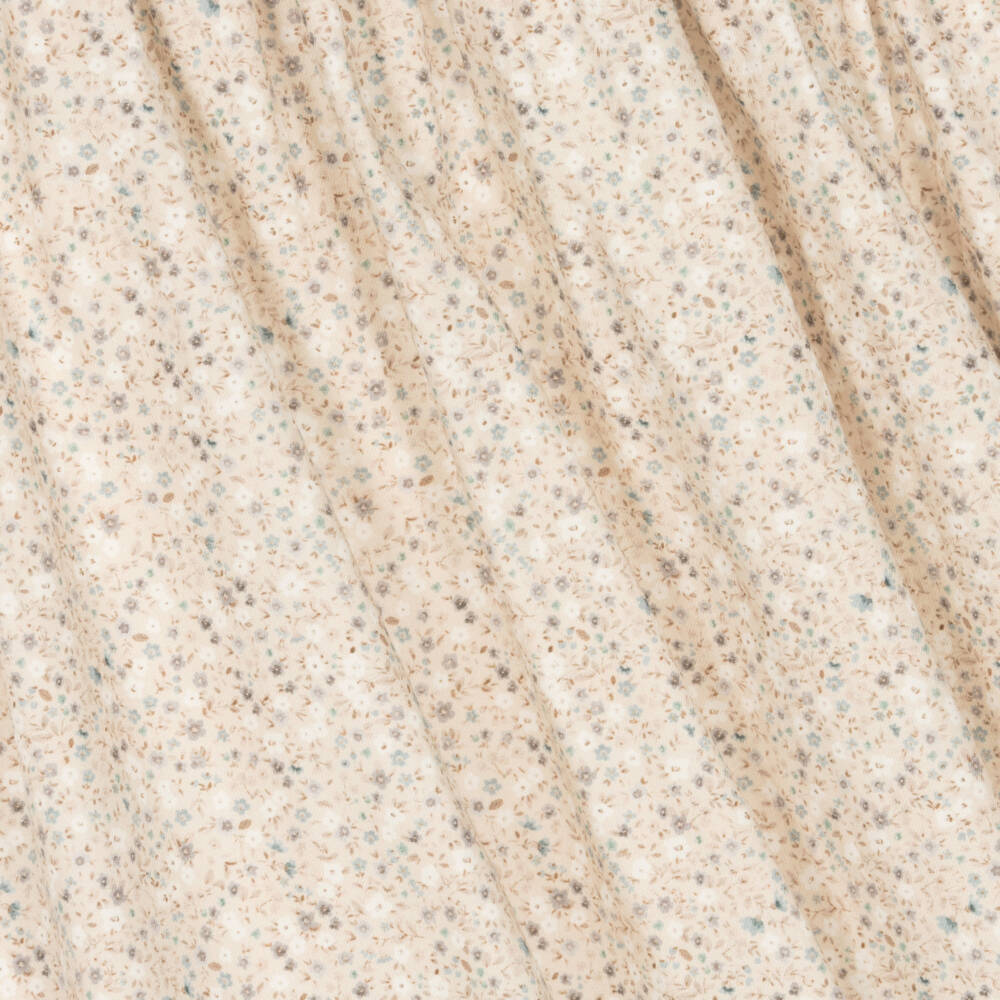 Paloma de la O-فستان بطبعة ورود قطن لون بيج | Childrensalon Outlet