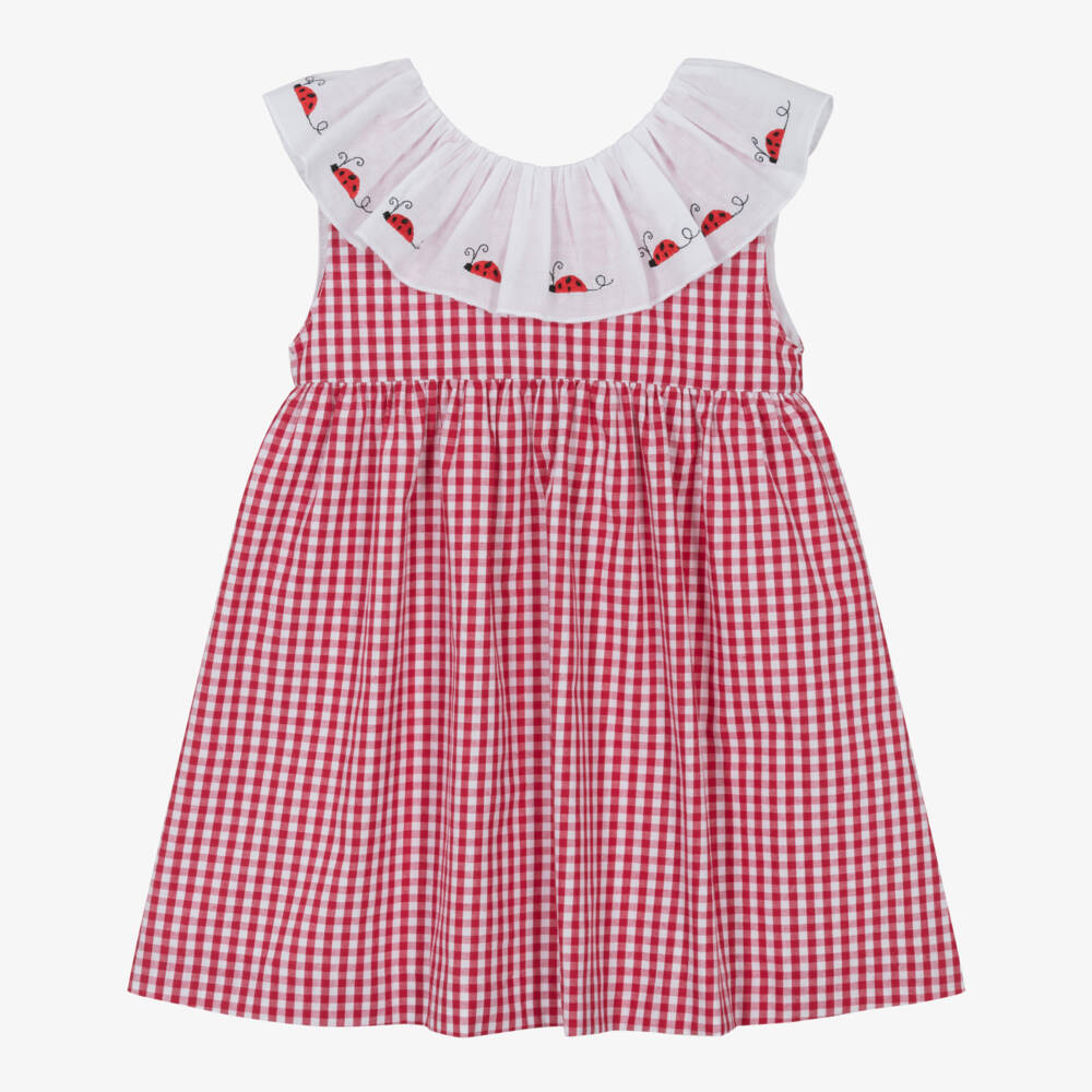 Paloma de la O-فستان بناتي بنقشة الكرز والخنفساء | Childrensalon Outlet