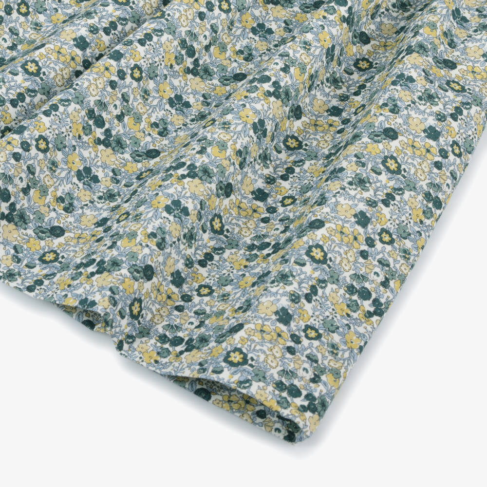 Paloma de la O-Girls Cotton Blue Blossom Dress | Childrensalon Outlet