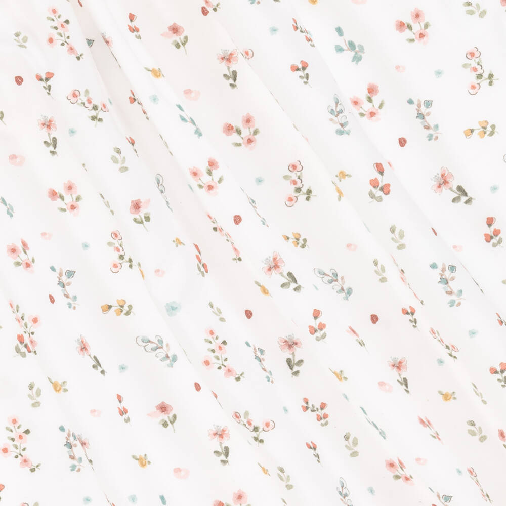 Paloma de la O-Girls Cotton Blush & Ivory Garden Dress | Childrensalon Outlet