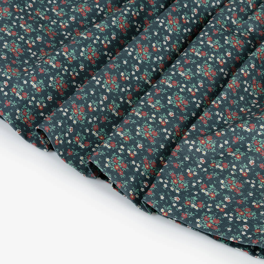 Paloma de la O-Girls Cotton Dress with Floral Pattern | Childrensalon Outlet