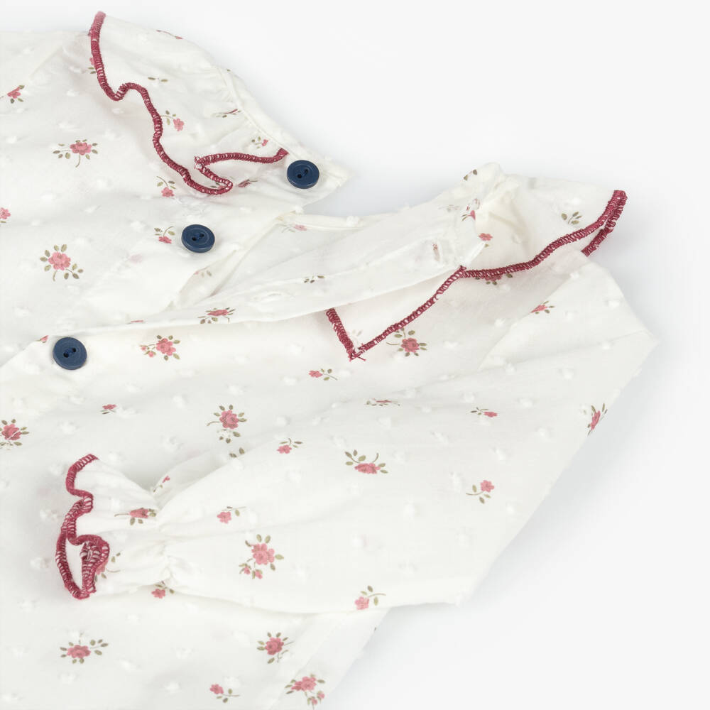 Paloma de la O-Girls Floral Blue Shorts Outfit | Childrensalon Outlet