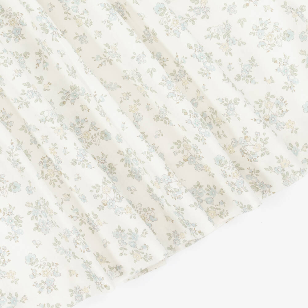 Paloma de la O-Girls Springtime Ivory & Blue Dress | Childrensalon Outlet