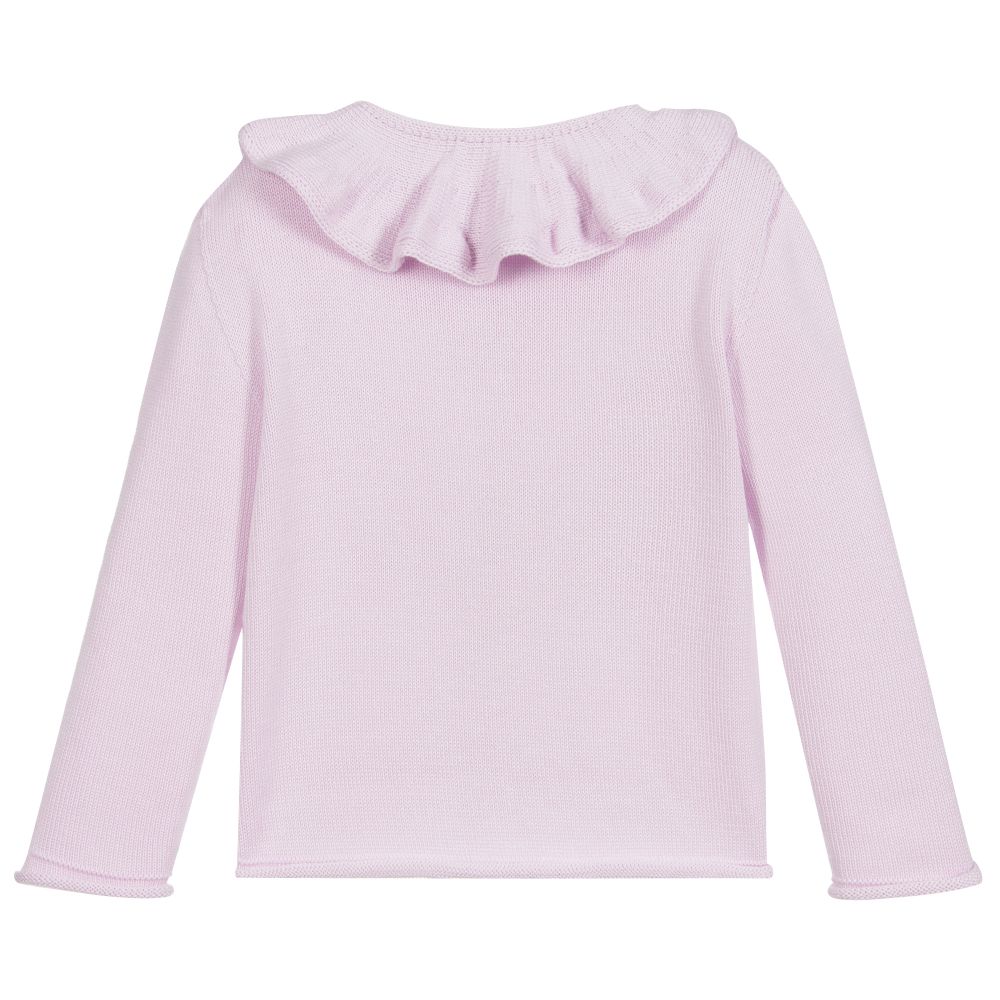 Paloma de la O-Лиловый вязаный кардиган | Childrensalon Outlet