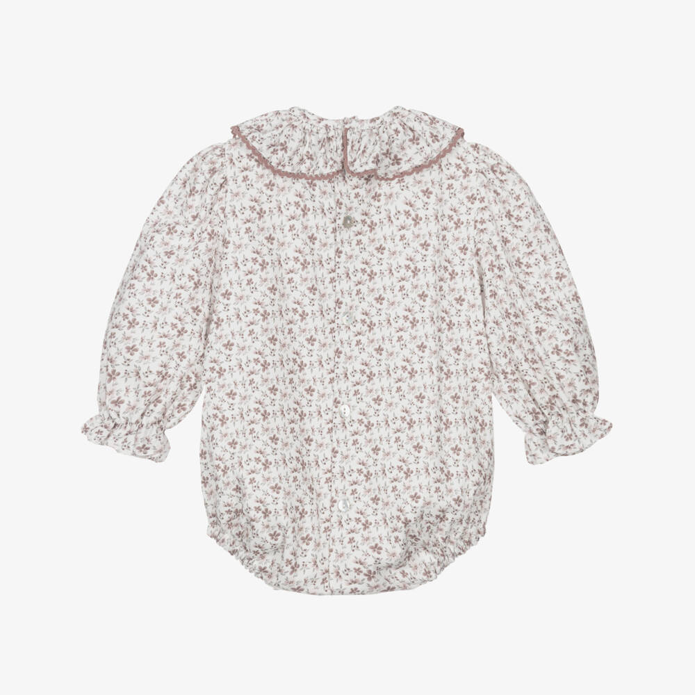 Paloma de la O-Pink Floral Shortie | Childrensalon Outlet