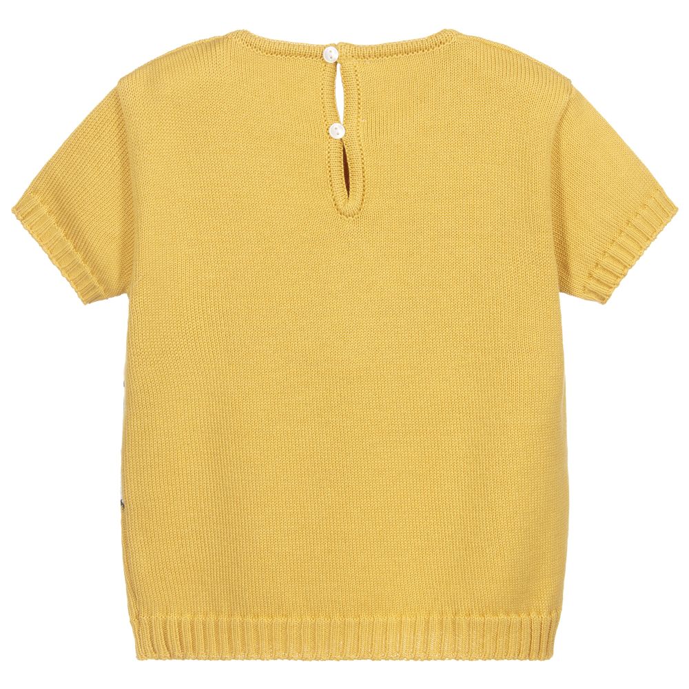 Paloma de la O-Желтый свитер с жирафом | Childrensalon Outlet