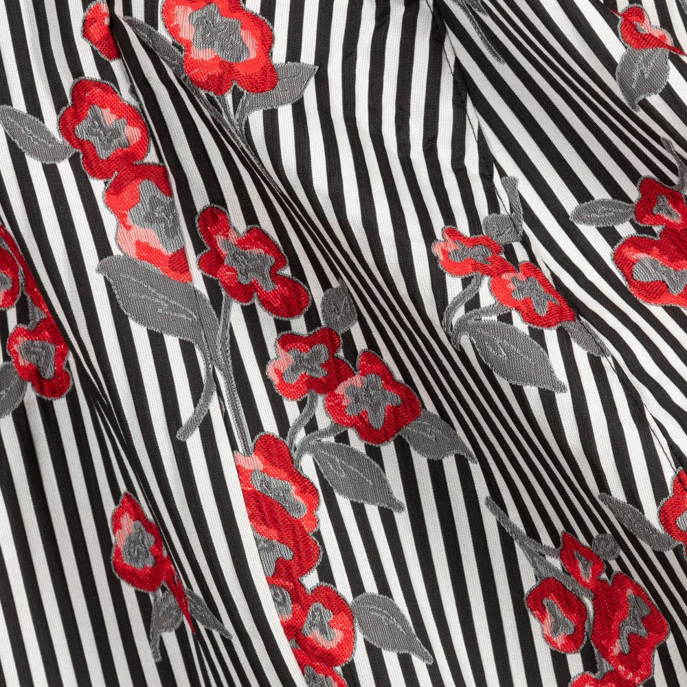 Pan Con Chocolate-Black & White Striped Dress | Childrensalon Outlet