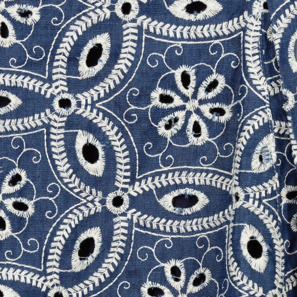 Pan Con Chocolate-Blue Lace Dress | Childrensalon Outlet