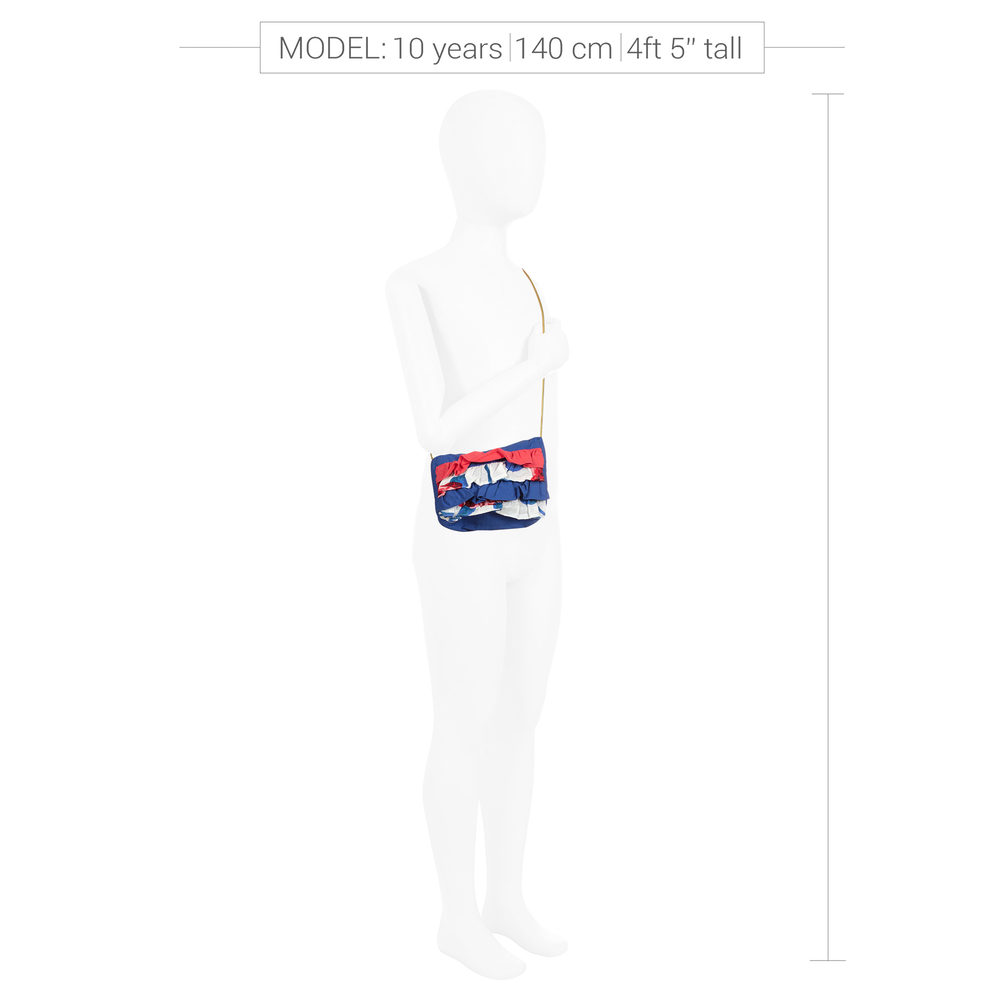 Pan Con Chocolate-Blue Shoulder Bag (20cm) | Childrensalon Outlet