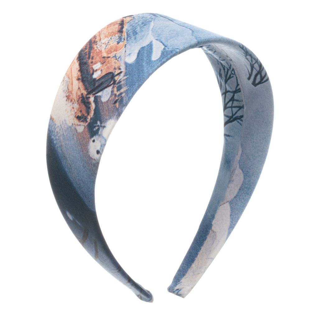 Pan Con Chocolate-Blue Winter Print Hairband | Childrensalon Outlet