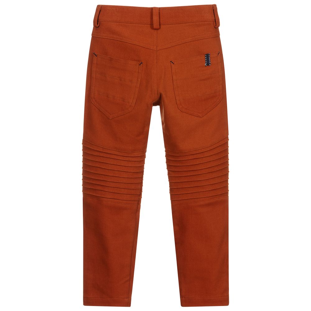 Pan Con Chocolate-Boys Cotton Twill Trousers | Childrensalon Outlet