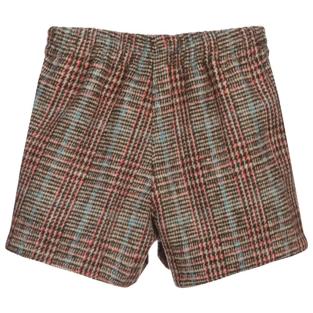 Tweed shorts mens top