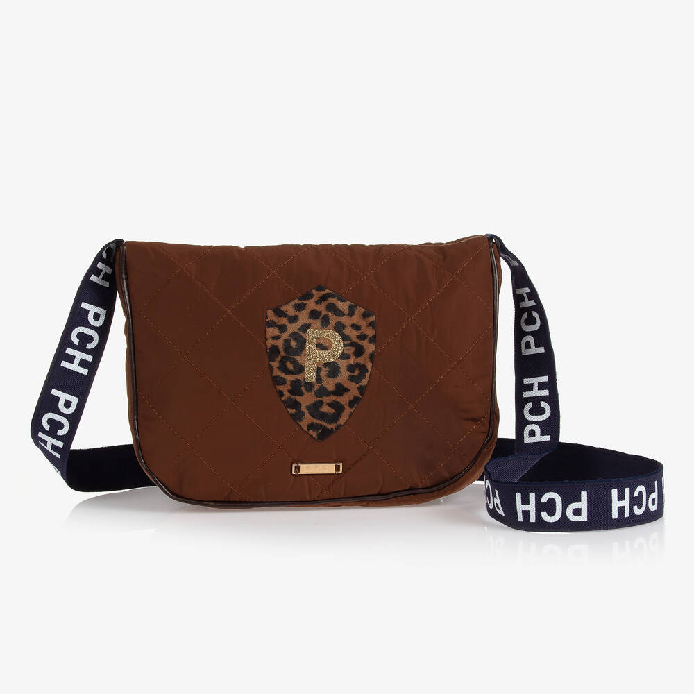 Pan Con Chocolate-Brown Shoulder Bag (21cm) | Childrensalon Outlet