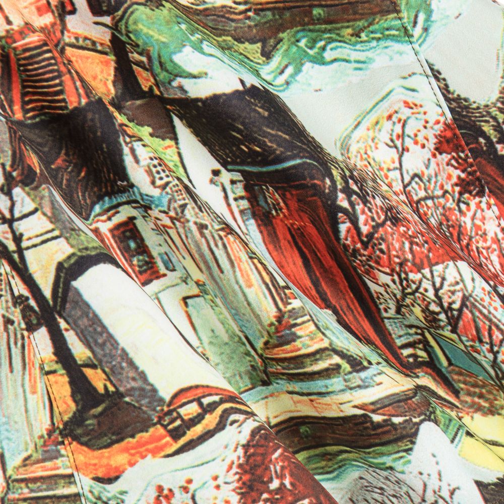 Pan Con Chocolate-Girls Autumn Print Dress | Childrensalon Outlet