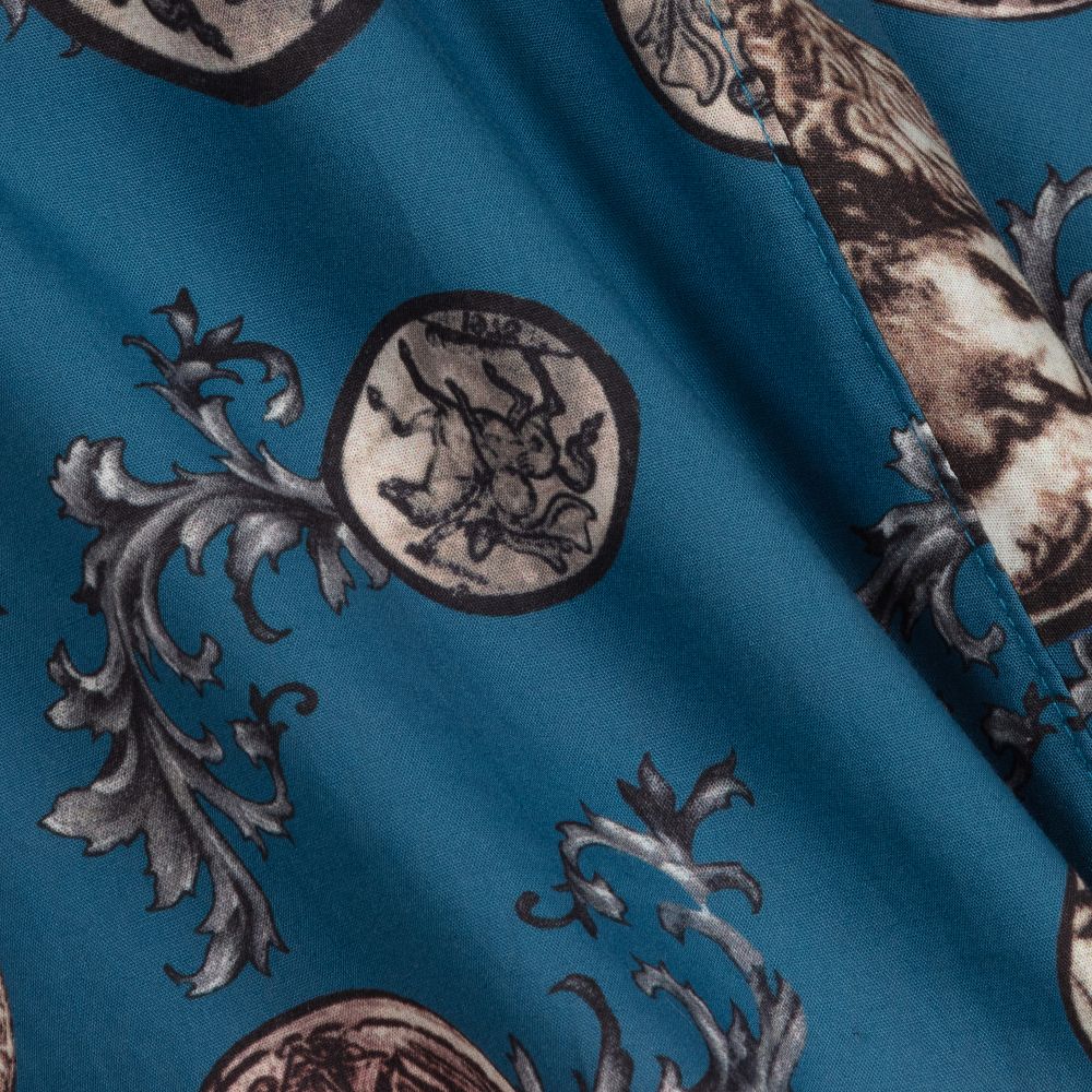 بان كون شوكولا-Girls Blue & Grey Dress  | Childrensalon Outlet