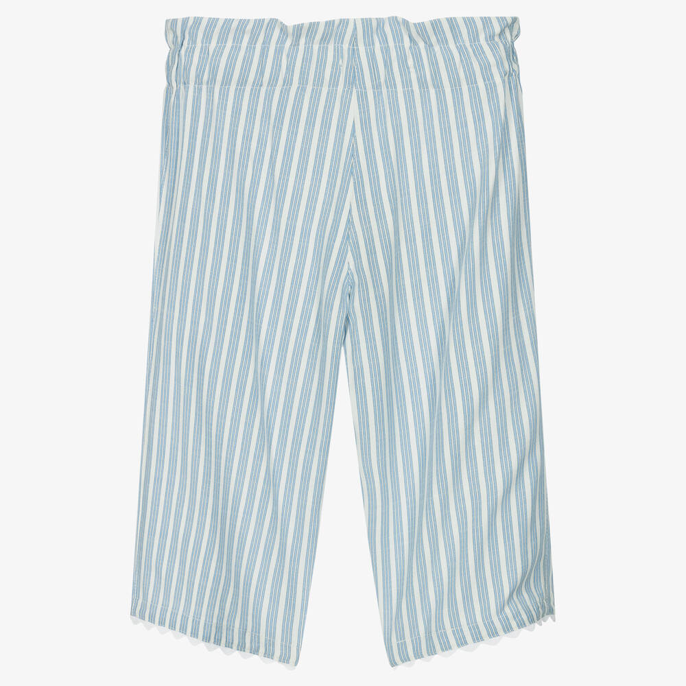 Pan Con Chocolate-Брюки в бело-голубую полоску | Childrensalon Outlet