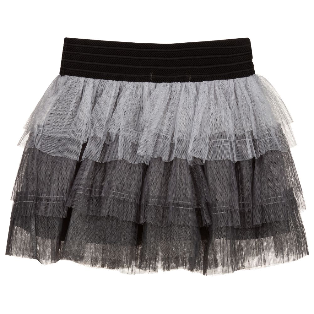 Pan Con Chocolate-Girls Grey Tutu Skirt | Childrensalon Outlet