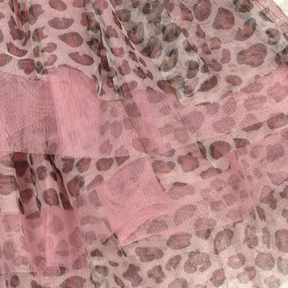 Pan Con Chocolate-Girls Pink Velour & Tulle Dress | Childrensalon Outlet