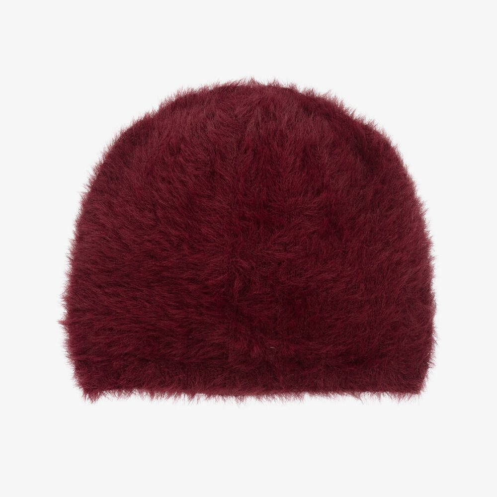 Girls burgundy hat best sale