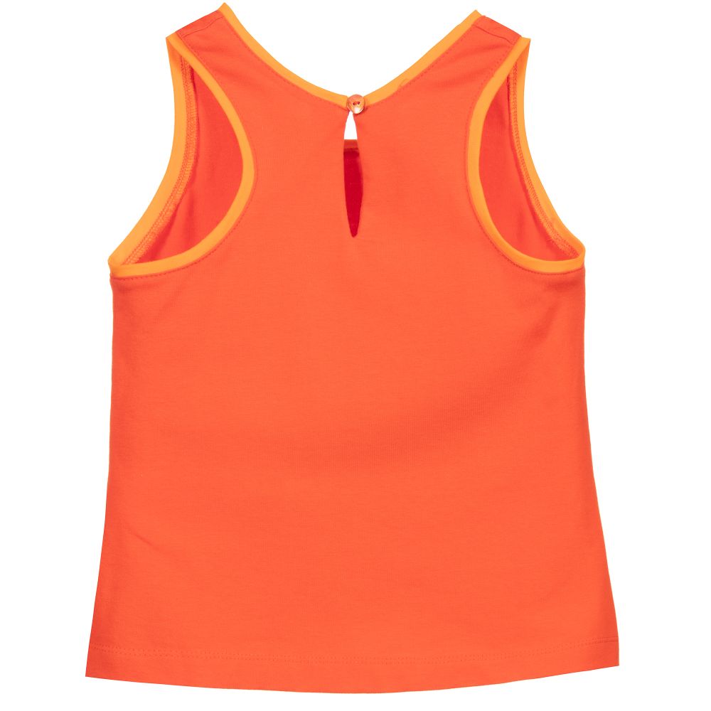 Pan Con Chocolate-Girls Red Sleeveless Top | Childrensalon Outlet